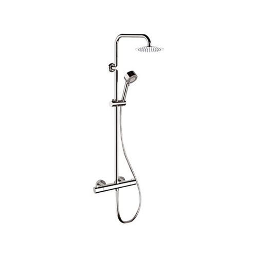 Thermostatische Duschsäule - EQ32XUFM20 SERIES - Remer Rubinetterie - Edelstahl / wandmontiert / modern