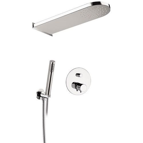 Wandmontiertes Duschsystem - NT09S027MDMM - Remer Rubinetterie - modern / mit Handbrause / thermostatisch