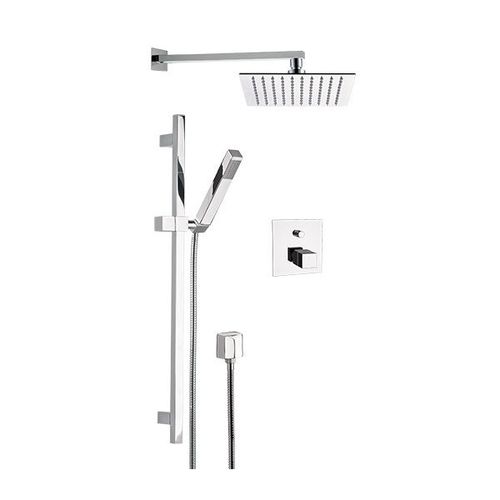 Wandmontiertes Duschsystem - QT09S01UFS20 SERIES - Remer Rubinetterie - modern / mit Handbrause / thermostatisch