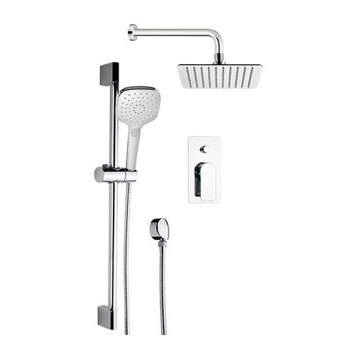 Wandmontiertes Duschsystem - I09S07UFD20 - Remer Rubinetterie - modern / mit Handbrause / mit festem Brausekopf