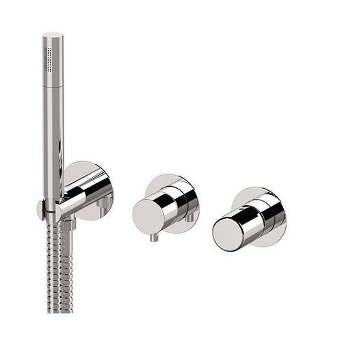 Einhebelmischer für Dusche - DT97D2P - Remer Rubinetterie - wandmontiert / Einbau / verchromter Messing