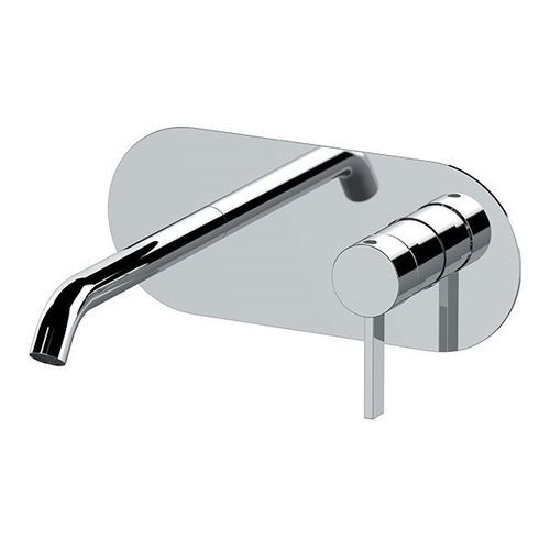 Einhebelmischer für Waschtisch - MC15  - Remer Rubinetterie - wandmontiert / verchromter Messing / für Badezimmer