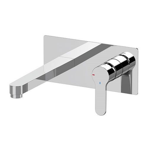 Einhebelmischer für Waschtisch - WE15LT6 - Remer Rubinetterie - Einbau / wandmontiert / verchromter Messing