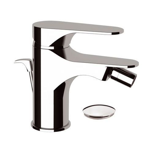 Bidet-Einhebelmischer - L20 - Remer Rubinetterie - eingebaut / Aufsatz / verchromter Messing