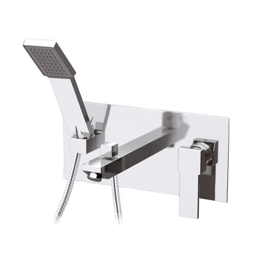 Einhebelmischer für Badewanne - Q04 - Remer Rubinetterie - wandmontiert / Einbau / verchromter Messing