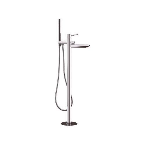 Einhebelmischer für Badewanne - N08 - Remer Rubinetterie - bodenstehend / verchromter Messing / für Badezimmer