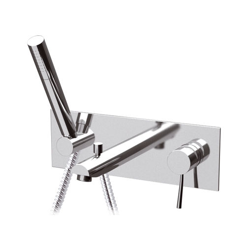 Einhebelmischer für Badewanne - N04 - Remer Rubinetterie - wandmontiert / Einbau / verchromter Messing