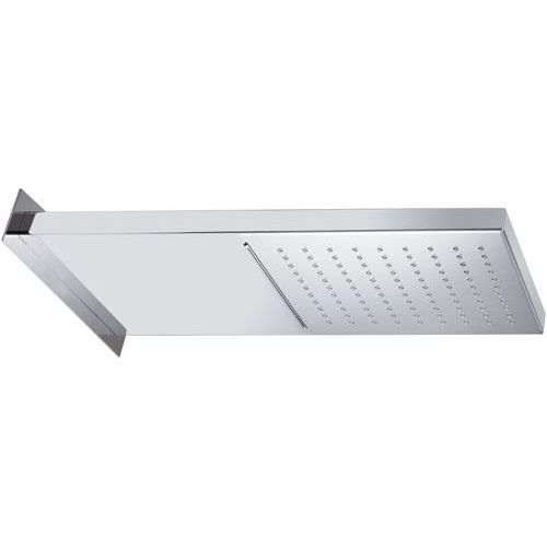 Wandmontierter Duschkopf - 350SSCAX  - Remer Rubinetterie - rechteckig / Regenstrahl / Wasserfall