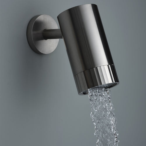Wandmontierter Duschkopf - PR5575AB01IX+PR55PA001IX+PR55PB301F40 - Ritmonio Rubinetterie Srl - deckenmontiert / rund / Wasserfall
