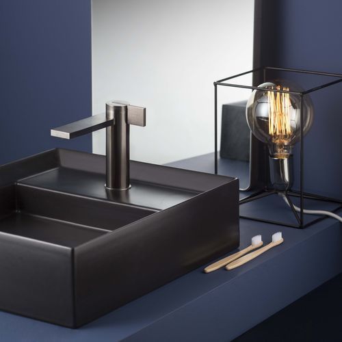 Einhebelmischer für Waschtisch - PR50AA201IBX - Ritmonio Rubinetterie Srl - Aufsatz / Edelstahl / für den Innenraum