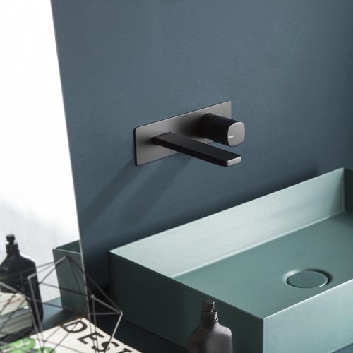 Einhebelmischer für Waschtisch - PR43AY102C04+PR43MC001C04 - Ritmonio Rubinetterie Srl - wandmontiert / Einbau / Messing