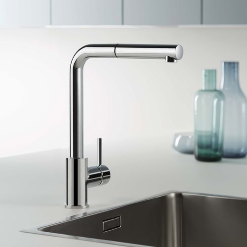 Aufsatz-Einhebelmischer - E0CU260CRL - Ritmonio Rubinetterie Srl - verchromter Messing / für Küche / 1-Loch