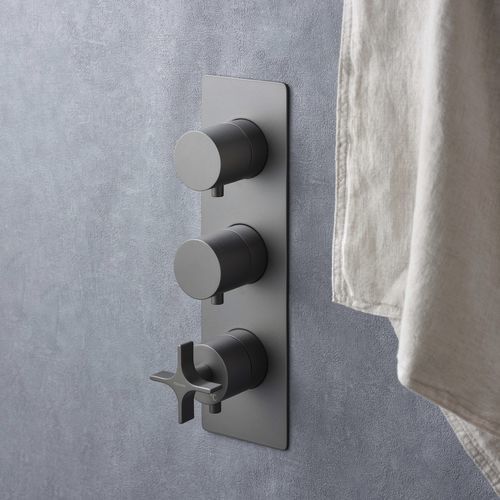 Einhebelmischer für Dusche - PR53HD101F31 - Ritmonio Rubinetterie Srl - wandmontiert / Einbau / thermostatisch