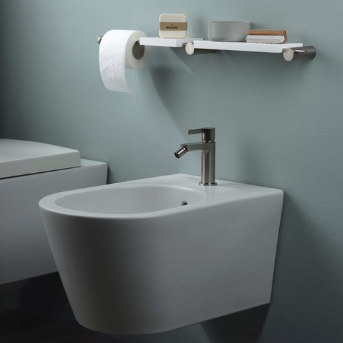 Bidet-Einhebelmischer - PR34BA201IX - Ritmonio Rubinetterie Srl - Aufsatz / verchromter Messing / für Badezimmer