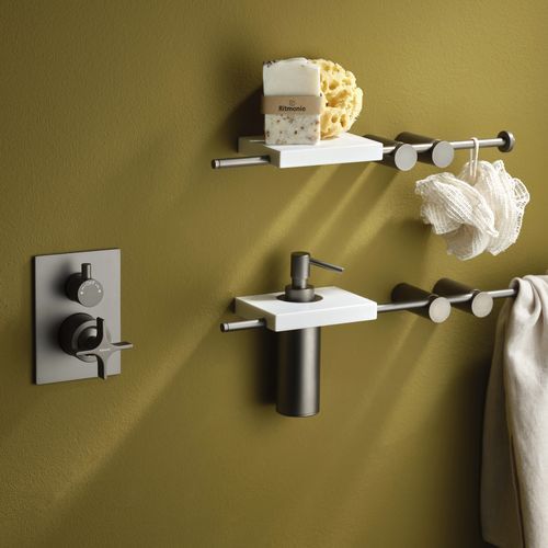 Einhebelmischer für Dusche - PR53GB111F31 - Ritmonio Rubinetterie Srl - wandmontiert / Einbau / verchromter Messing