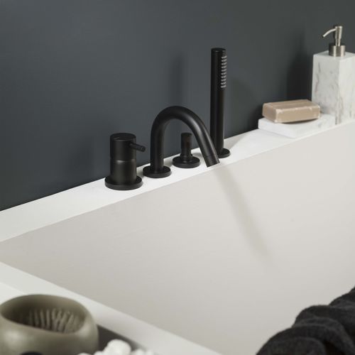 Einhebelmischer für Badewanne - E0BA0432S/PC04 - Ritmonio Rubinetterie Srl - Aufsatz / Messing / für Badezimmer