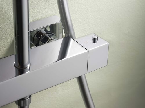 Wandmontiertes Duschsystem - 7ADN205CRL - Ritmonio Rubinetterie Srl - modern / für Gewerbegebrauch / mit Handbrause