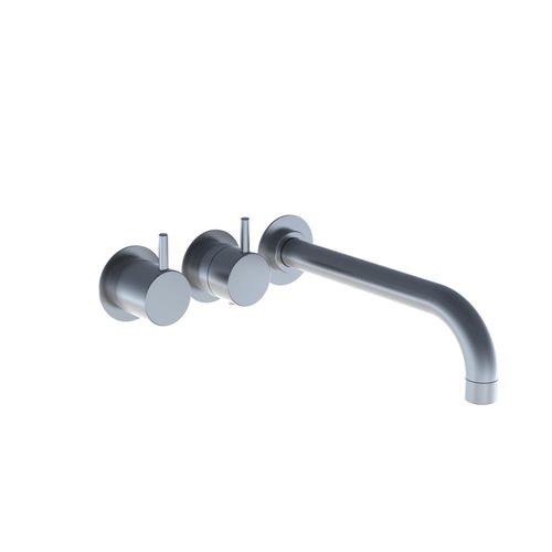 Thermostatischer Einhebelmischer - 5121C series - VOLA - für Badewanne / Einbau / Edelstahl