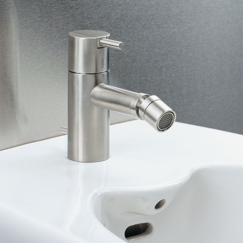 Bidet-Einhebelmischer - HV4 series - VOLA - Aufsatz / Edelstahl / für Badezimmer