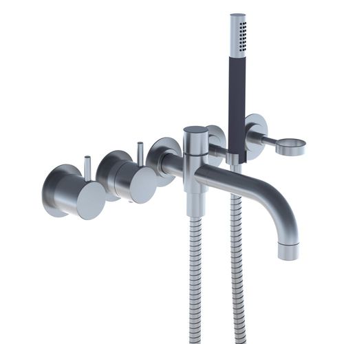 Thermostatischer Einhebelmischer - 5141DT8T4 series - VOLA - Badewannen / Einbau / Edelstahl