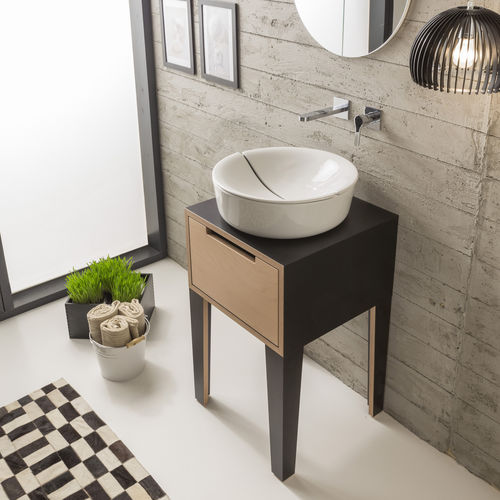Aufsatzwaschbecken - 9001 - Scarabeo Ceramiche - Keramik / rund / ohne Öffnung