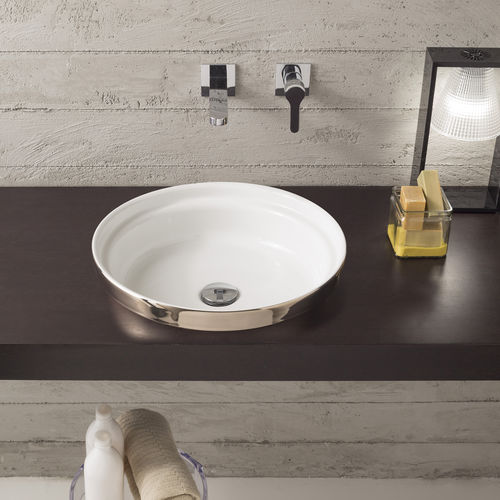 Einbauwaschbecken - 9006 - Scarabeo Ceramiche - Keramik / rund / ohne Öffnung