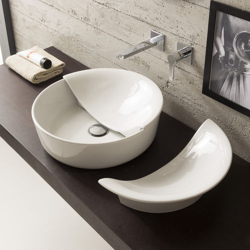 Aufsatzwaschbecken - 9009 - Scarabeo Ceramiche - Keramik / rund / ohne Öffnung