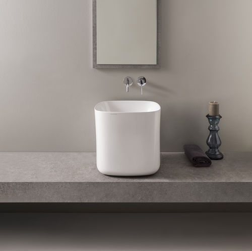 Aufsatzwaschbecken - Moon - Scarabeo Ceramiche - Keramik / Made in Italy / antibakteriell behandelt