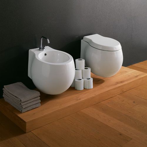 Wandhängendes Bidet - PLANET - Scarabeo Ceramiche - Keramik