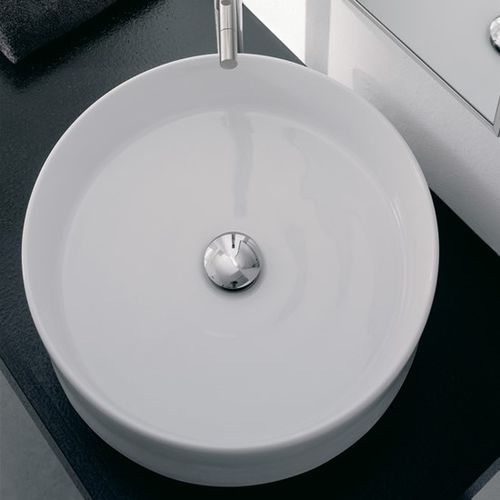 Aufsatzwaschbecken - 8029 - Scarabeo Ceramiche - Keramik / rund / ohne Öffnung