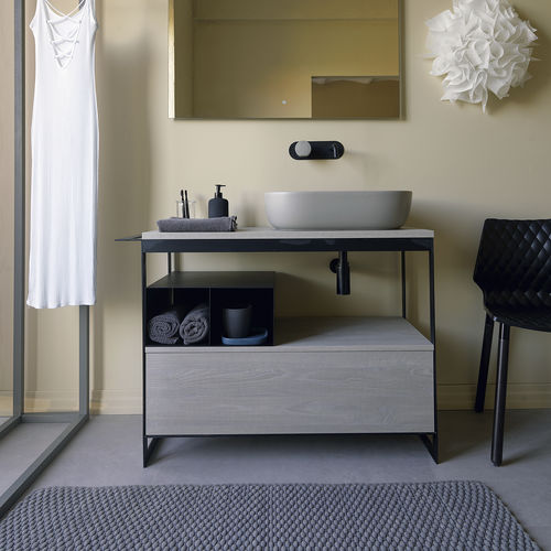 Waschbecken-Unterbau / Metall - SOL5 - Scarabeo Ceramiche