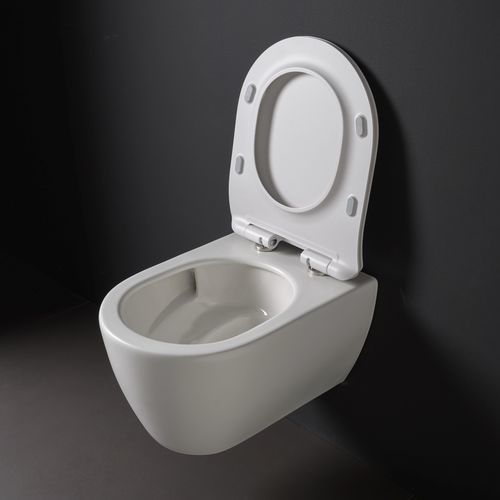 Wandhängendes WC - Glam Twist - Scarabeo Ceramiche - Keramik / nicht angegeben / mit eingebauter Spülung