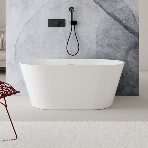 Ovale Badewanne - GLAM - Scarabeo Ceramiche - freistehend / für Wohnungen / Keramik