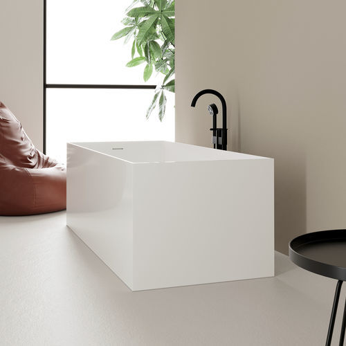 Freistehende Badewanne - TEOREMA 2.0 - Scarabeo Ceramiche - für Wohnungen / Keramik / modern