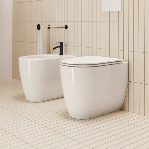 Bodenstehendes WC - GLAM TWIST - Scarabeo Ceramiche - Keramik / nicht angegeben / für Privatgebrauch