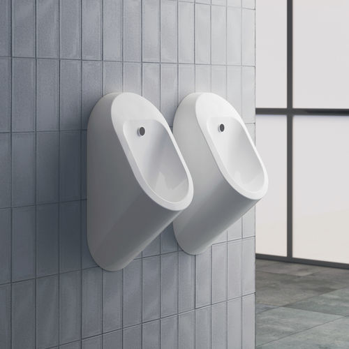 Keramik-Urinal - GLAM URINAL - Scarabeo Ceramiche - wandmontiert / für professionellen Einsatz