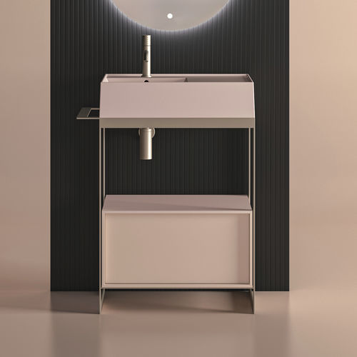 Waschbecken-Unterbau / Metall - SOLID: 2903 - Scarabeo Ceramiche