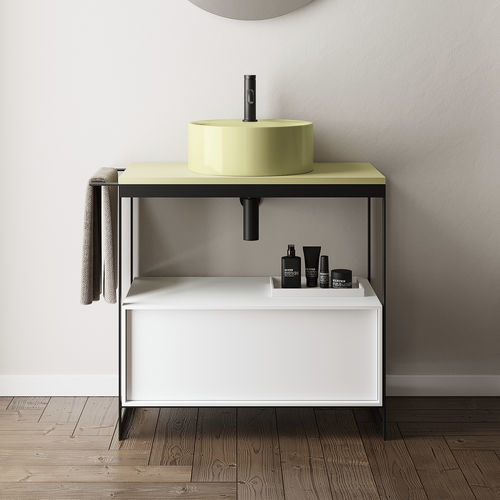 Waschbecken-Unterbau / Metall - SOLID: 2902 - Scarabeo Ceramiche
