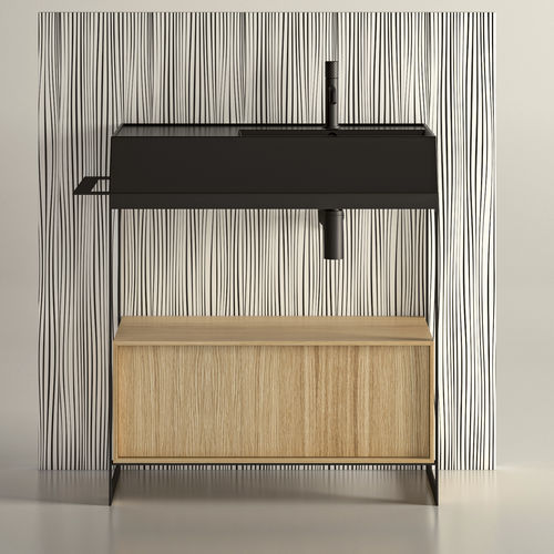 Waschbecken-Unterbau / Metall - SOLID: 2901 - Scarabeo Ceramiche