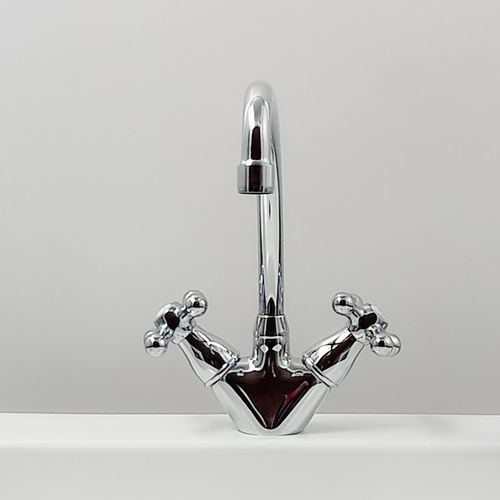 Aufsatz-Zweigriffmischer - &Eacute;POCA - SUPERGRIF - aus verchromtem Metall / für Küche / 1-Loch
