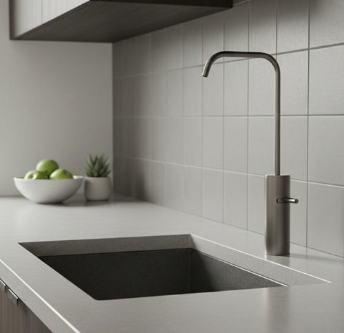 Wasserhahn für Spülbecken - &Oacute;SMOSIS - SUPERGRIF - Aufsatz / Edelstahl / für Küche