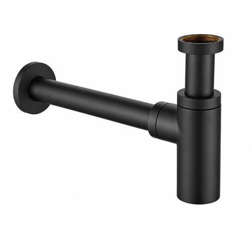 Syphon für Waschbecken / Metall - 038530370 - SUPERGRIF - schwarz