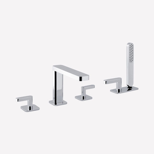 Zweigriffmischer für Badewanne - LV730401 - Webert - Aufsatz / aus verchromtem Metall / für Badezimmer