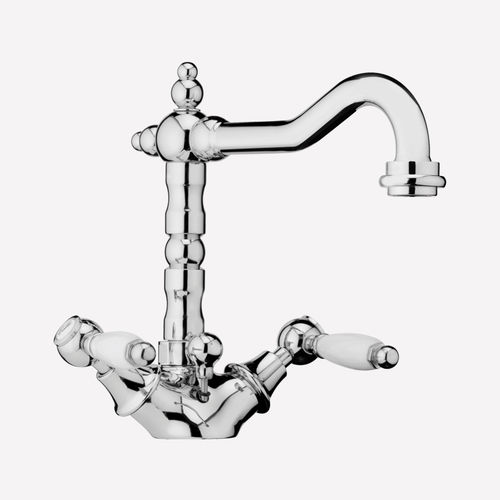 Zweigriffmischer für Waschtisch - DO700301 - Webert - Aufsatz / aus verchromtem Metall / für Badezimmer