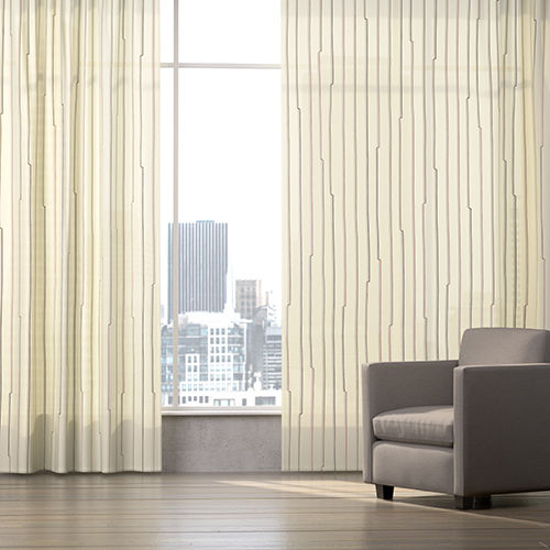 Vorhangstoff - TWO FOLD - Knoll Textiles - Streifenmuster / Polyester / Baumwolle