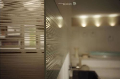 Floatglasscheibe - OmniDecor - Ornament / lichtdurchlässig / farbig