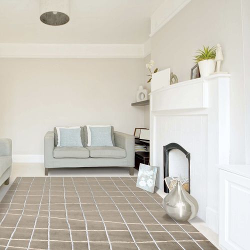 Moderner Teppich - BALKAN 4854-55 - ANGELO RUGS - Motiv / Wolle / rechteckig