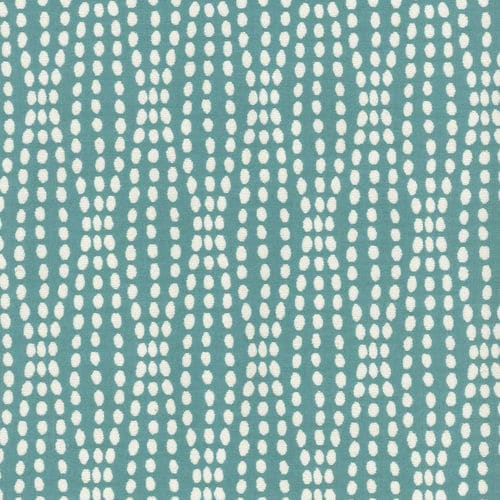 Möbelstoff - STRANDS TEAL - WAVERLY Div. of Schumacher & Co. - Motiv / Polyester / Baumwolle