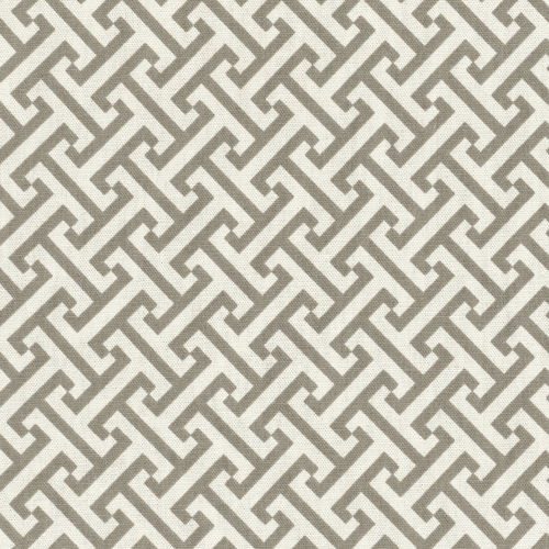 Möbelstoff - CROSS SECTION CHARCOAL - WAVERLY Div. of Schumacher & Co. - geometrisches Muster / Baumwolle / Dekor
