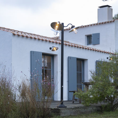 Garten-Lichtmast - BELCOUR - Roger Pradier - klassisch / Aluminium / Glas